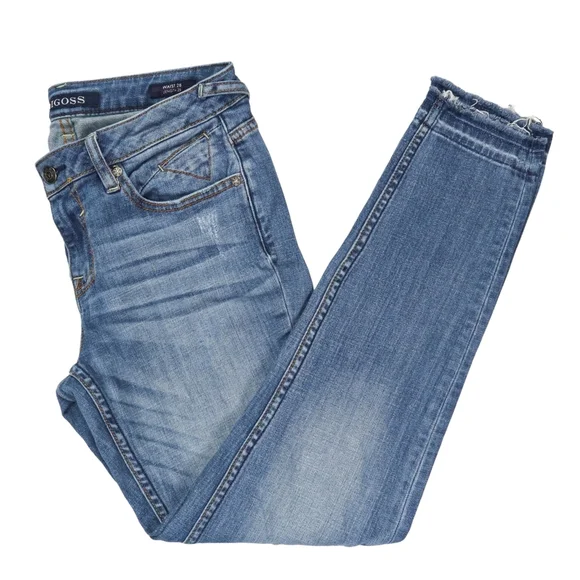 Vigoss Women's The Chelsea Skinny Blue Jeans Distressed Size 28  Blue - Picture 9 of 12